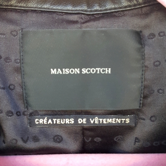 2 SCOTCH MAISON / SCOTCH & SODA LEOPARD ANIMAL PRINT SHORT JACKET - Picture 4 of 5